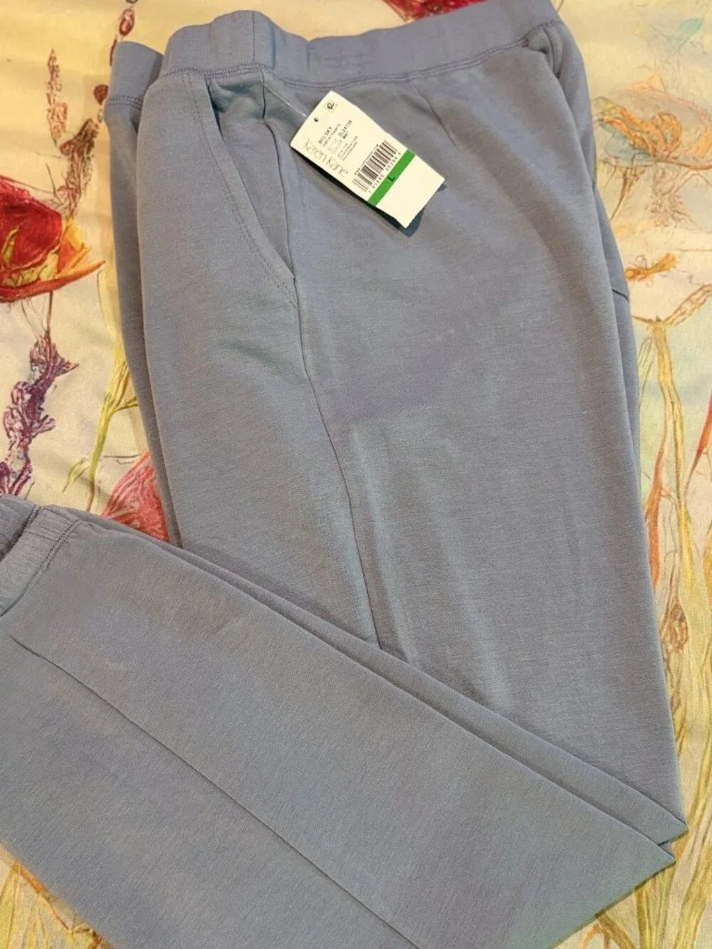 💙 Karen Kane Big Sky Sweat Pants – Blue – Size L 💙☁️
